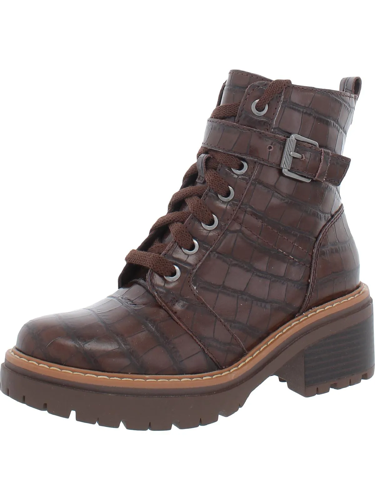Jac Womens Water Repellent Ankle Combat & Lace-up Boots
