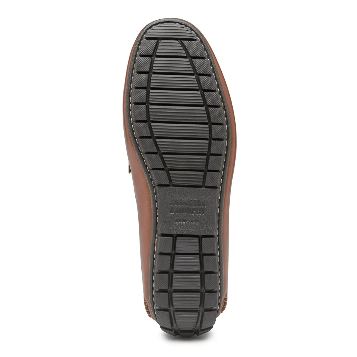 Johnston & Murphy Men's Cort Moc Venetian Tan Full Grain Leather