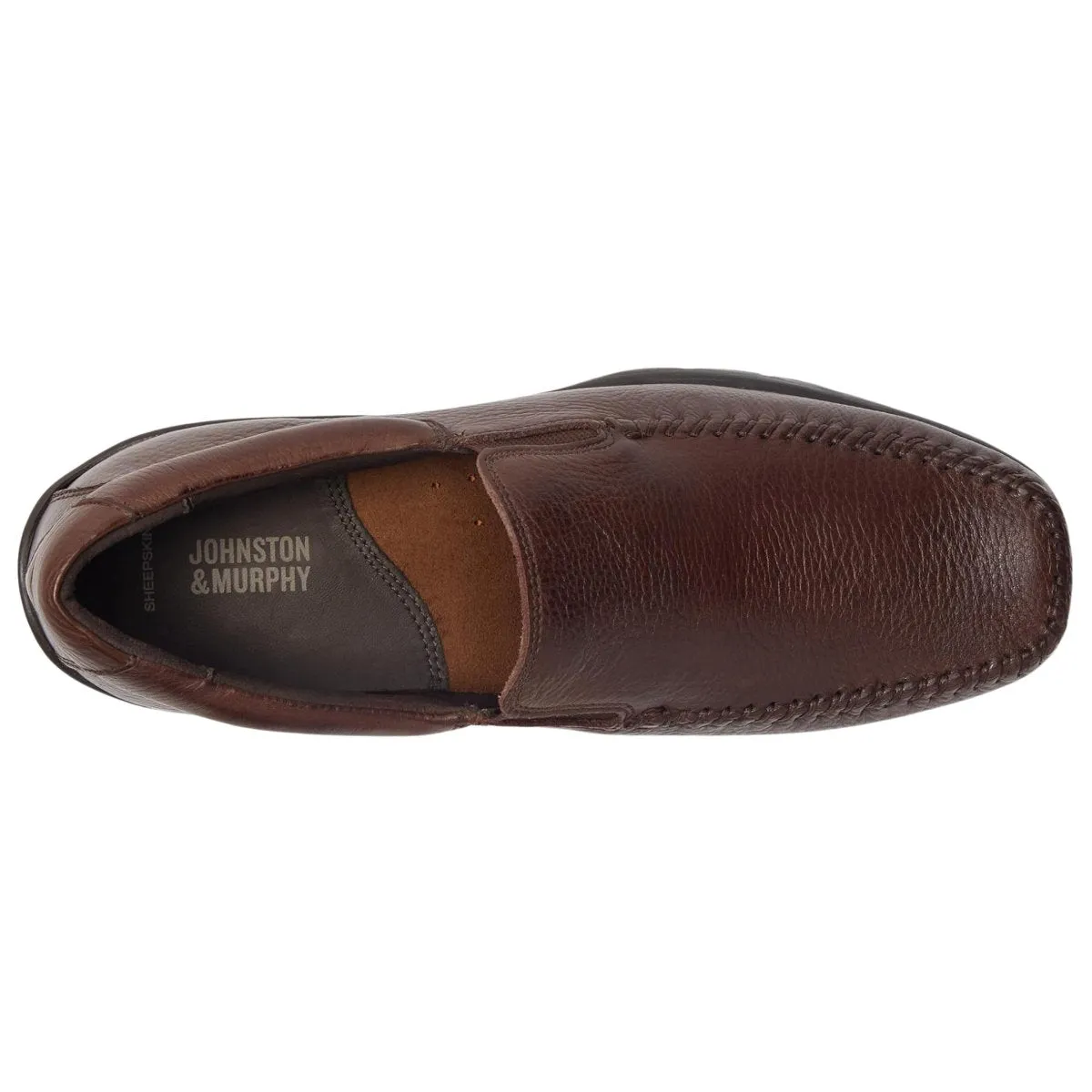 Johnston & Murphy Men's Crawfoord Venitian Mahogany Leather