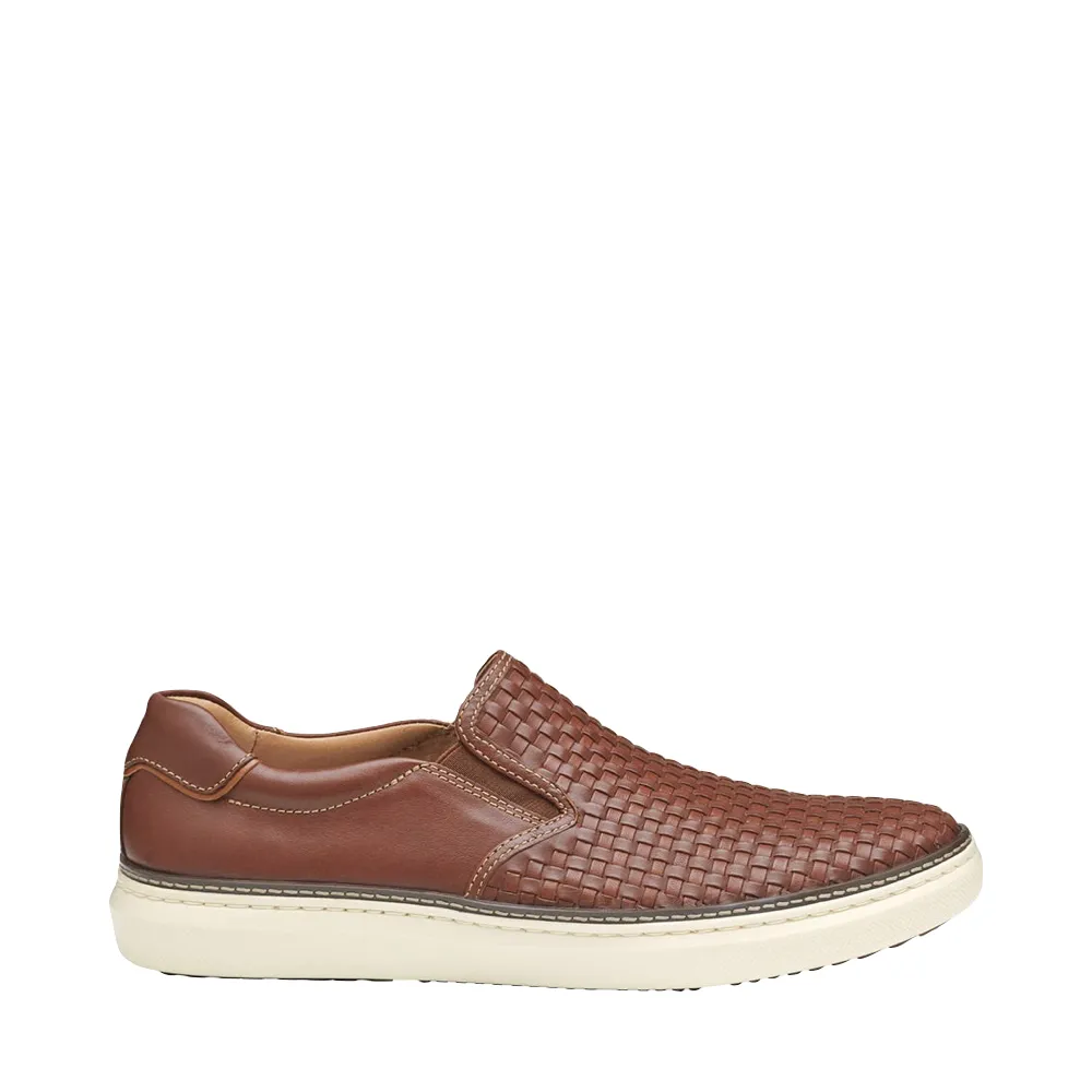 Johnston & Murphy Men's McGuffey 2 Woven Slip-On in Tan