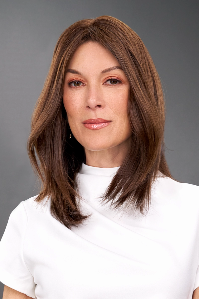 Jon Renau Toppers - Top Flex 12" (#6008) - Remy Human Hair