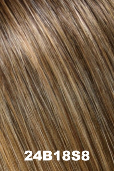 Jon Renau Toppers - Top Flex 12" (#6008) - Remy Human Hair