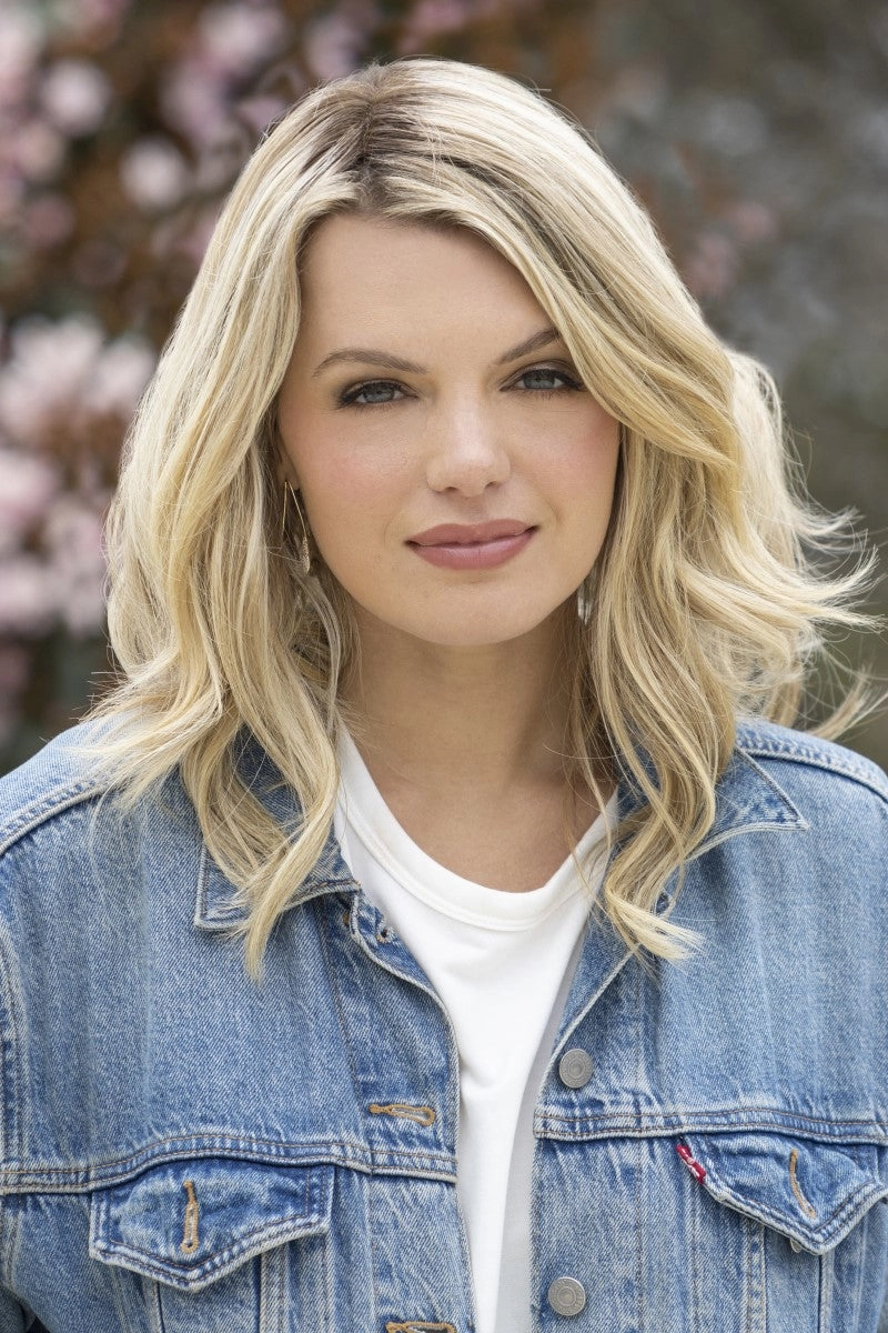 Jon Renau Toppers - Top Flex 12" (#6008) - Remy Human Hair