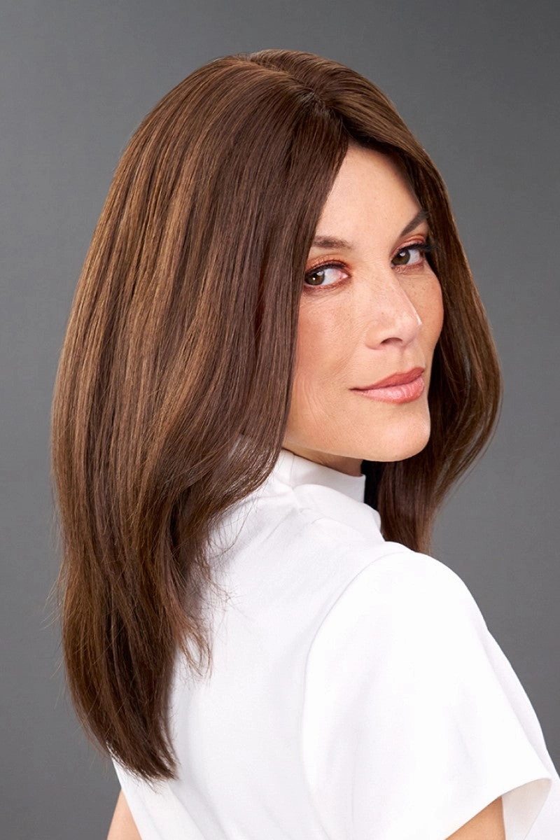 Jon Renau Toppers - Top Flex 12" (#6008) - Remy Human Hair