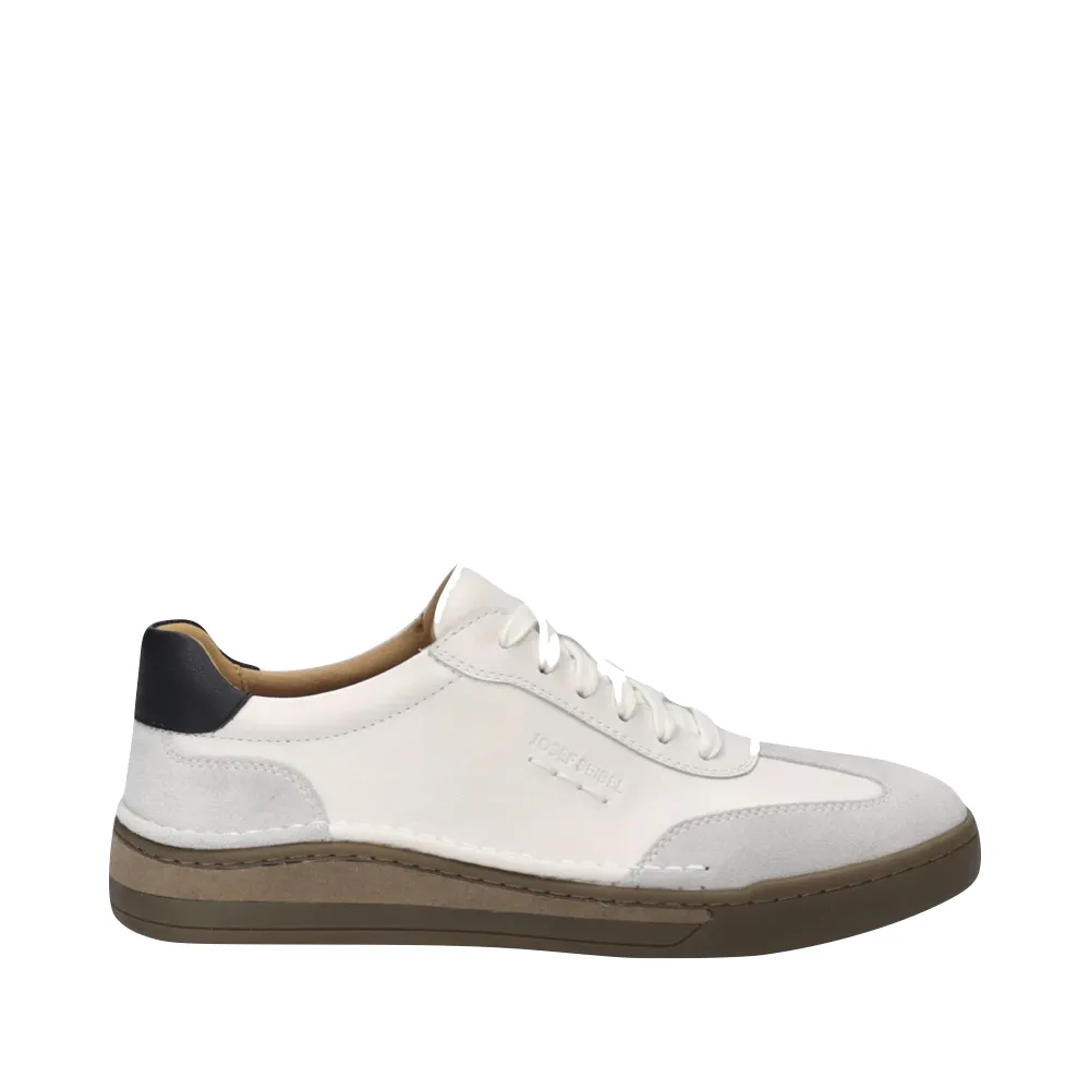 Josef Seibel Men's Cleve 07 Sneaker in White