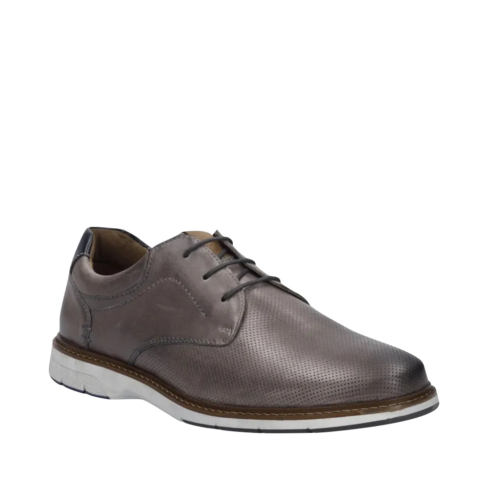Josef Seibel Men's Stuart 02 Perfed Dress Shoe in Granite