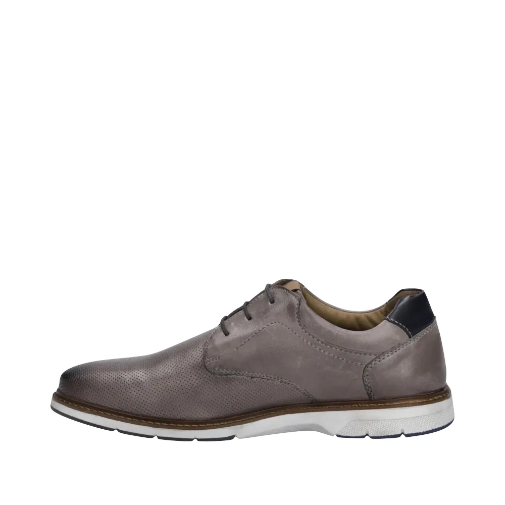 Josef Seibel Men's Stuart 02 Perfed Dress Shoe in Granite