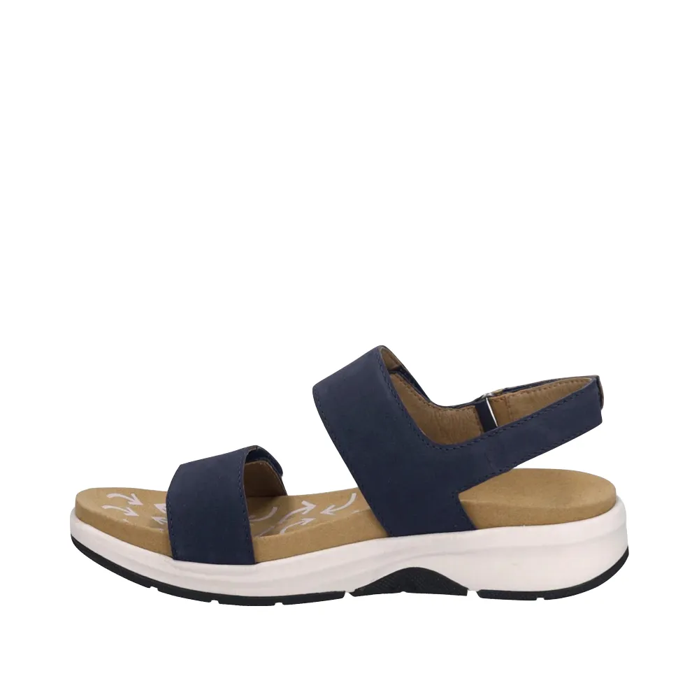 Josef Seibel Women's Estelle 04 Sandal in Ocean Navy