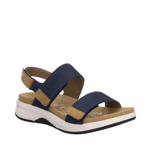 Josef Seibel Women's Estelle 04 Sandal in Ocean Navy
