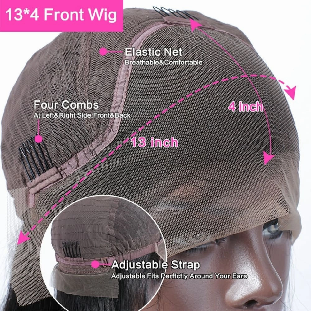 Joy|  Preplucked Virgin Human Hair Lace Wig | Body Wave