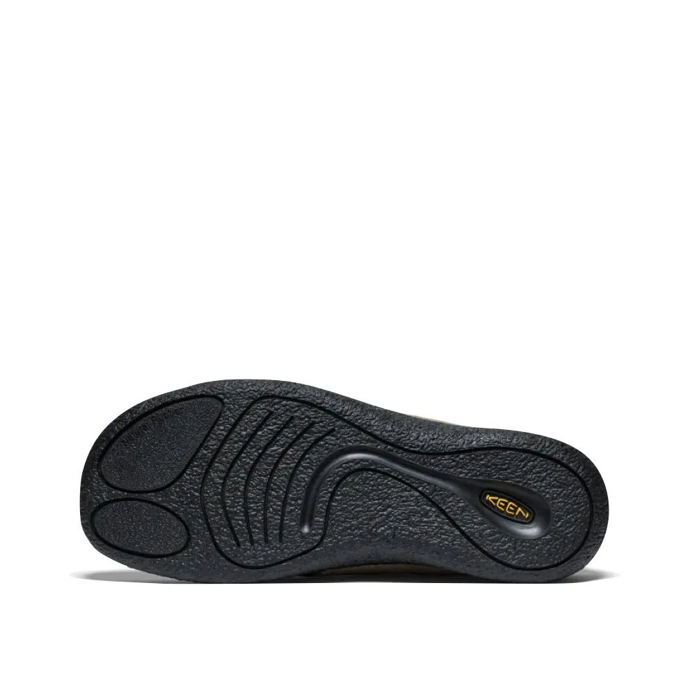KEEN Men's Howser III Leather Slide in Brindle/Canteen