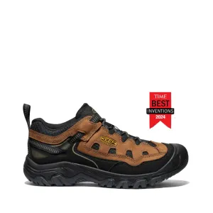 KEEN Men's Targhee IV Vented Hiking Shoe in Bison/Golden Yellow