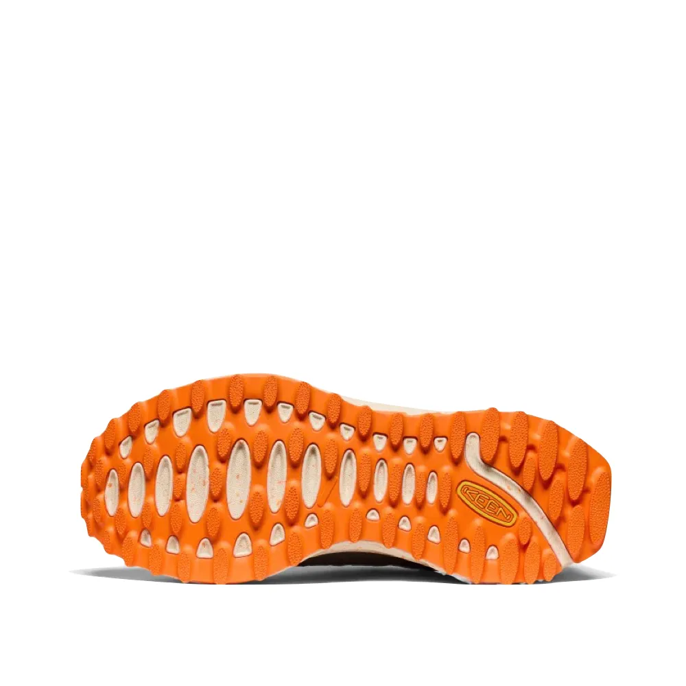 KEEN Men's Zionic Waterproof Hiking Sneaker in Brindle/Bright Marigold