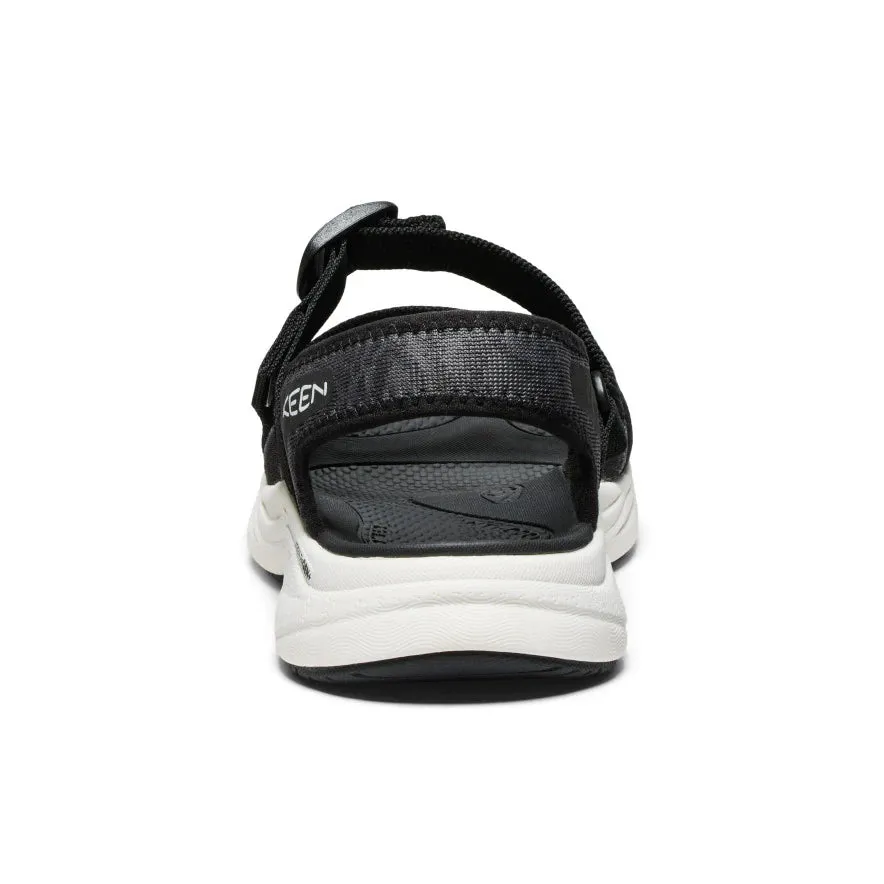 KEEN Women's Leiki Open Toe Sandal in Black/Star White