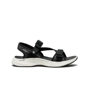 KEEN Women's Leiki Open Toe Sandal in Black/Star White