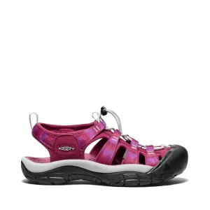 KEEN Women's Newport H2 Waterproof Sandal in Beaujolais/Star White