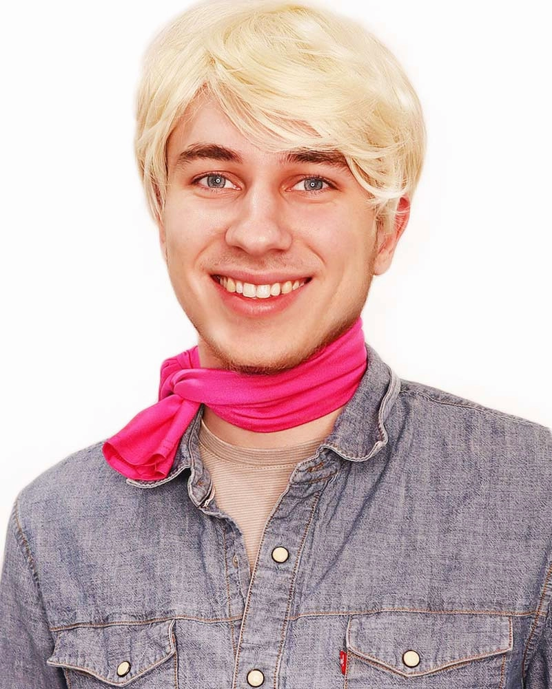 Ken Short Blonde Wig