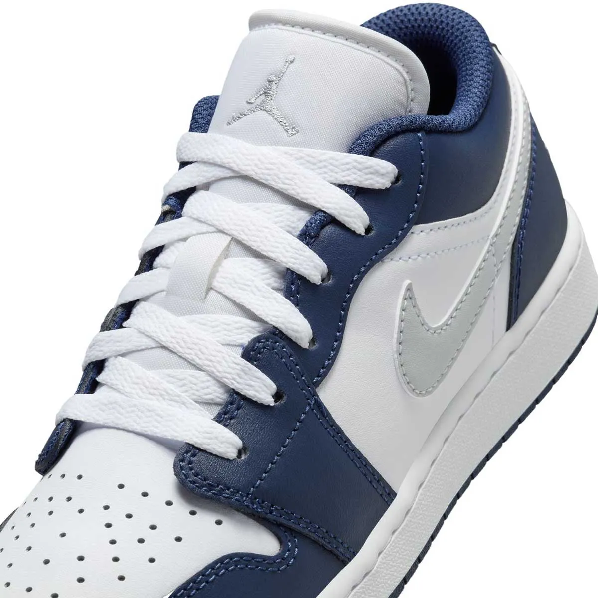 Kids Air Jordan 1 Low 'Midnight Navy White'
