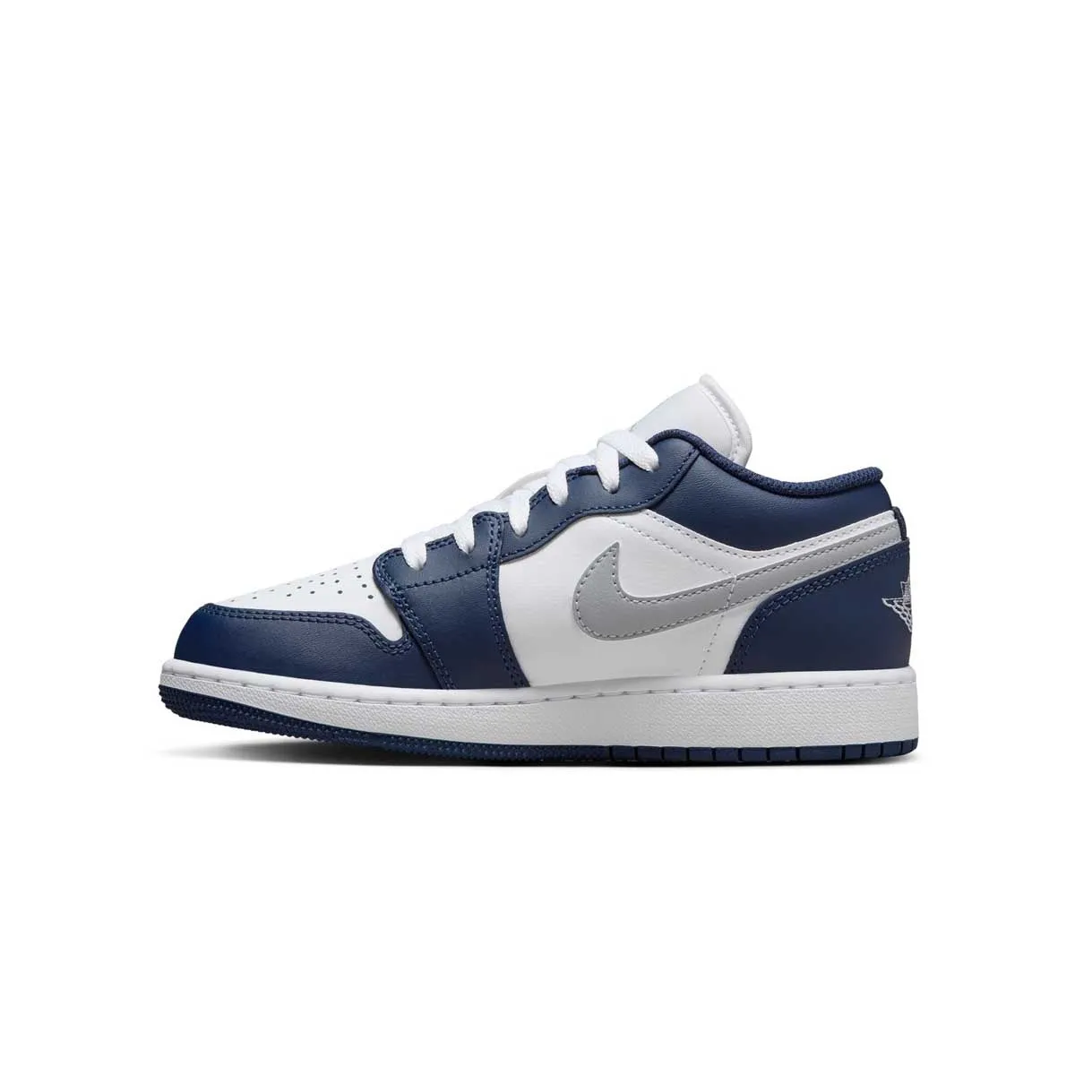 Kids Air Jordan 1 Low 'Midnight Navy White'