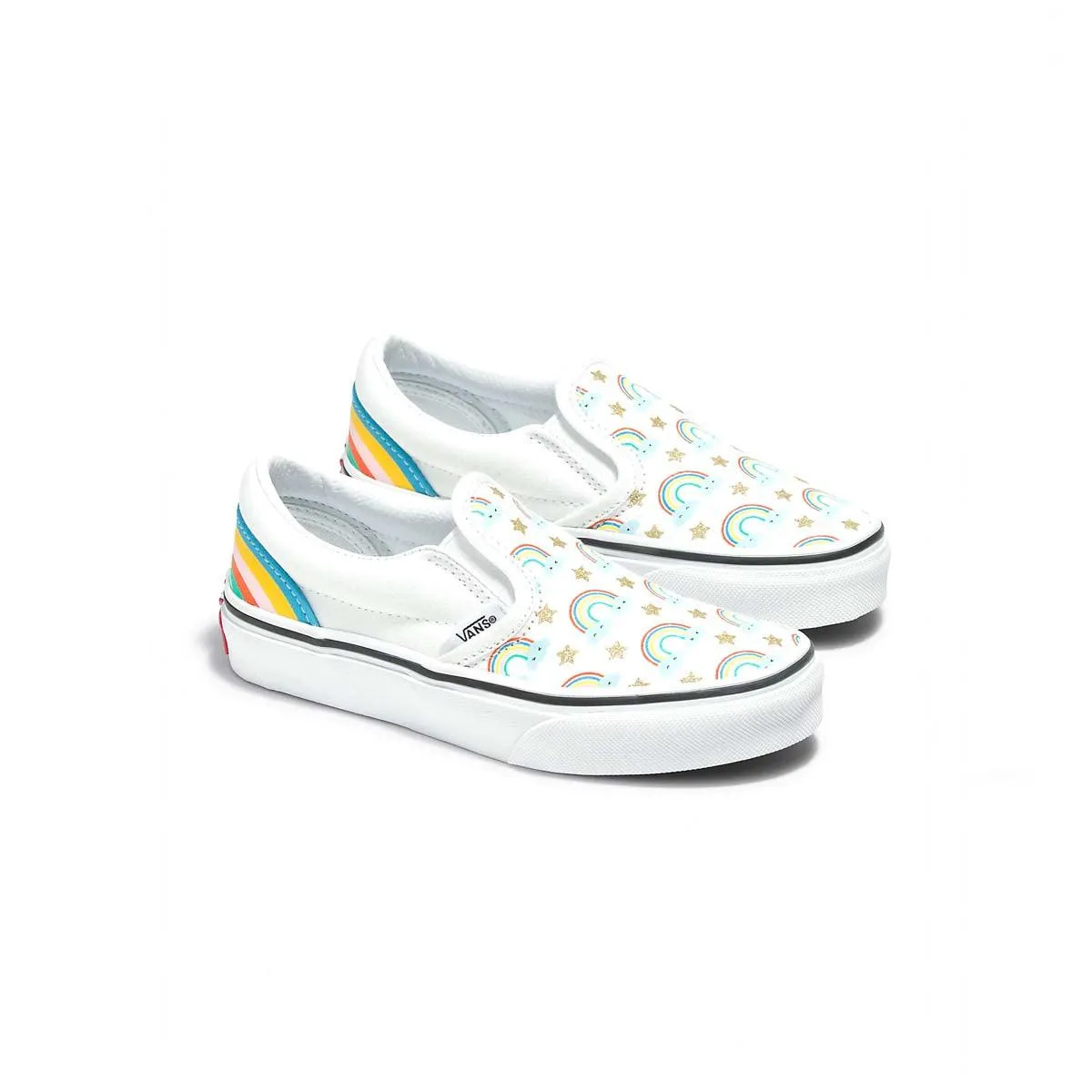 Kid's Classic Slip-On 'Rad Rainbow'