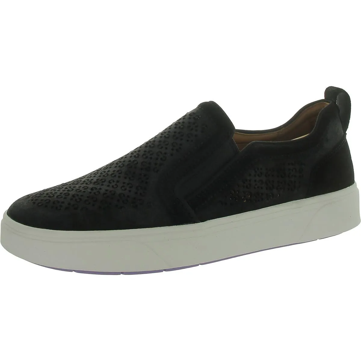 Kimmie Womens Perforated Suede Casual And Fashion Sneakers