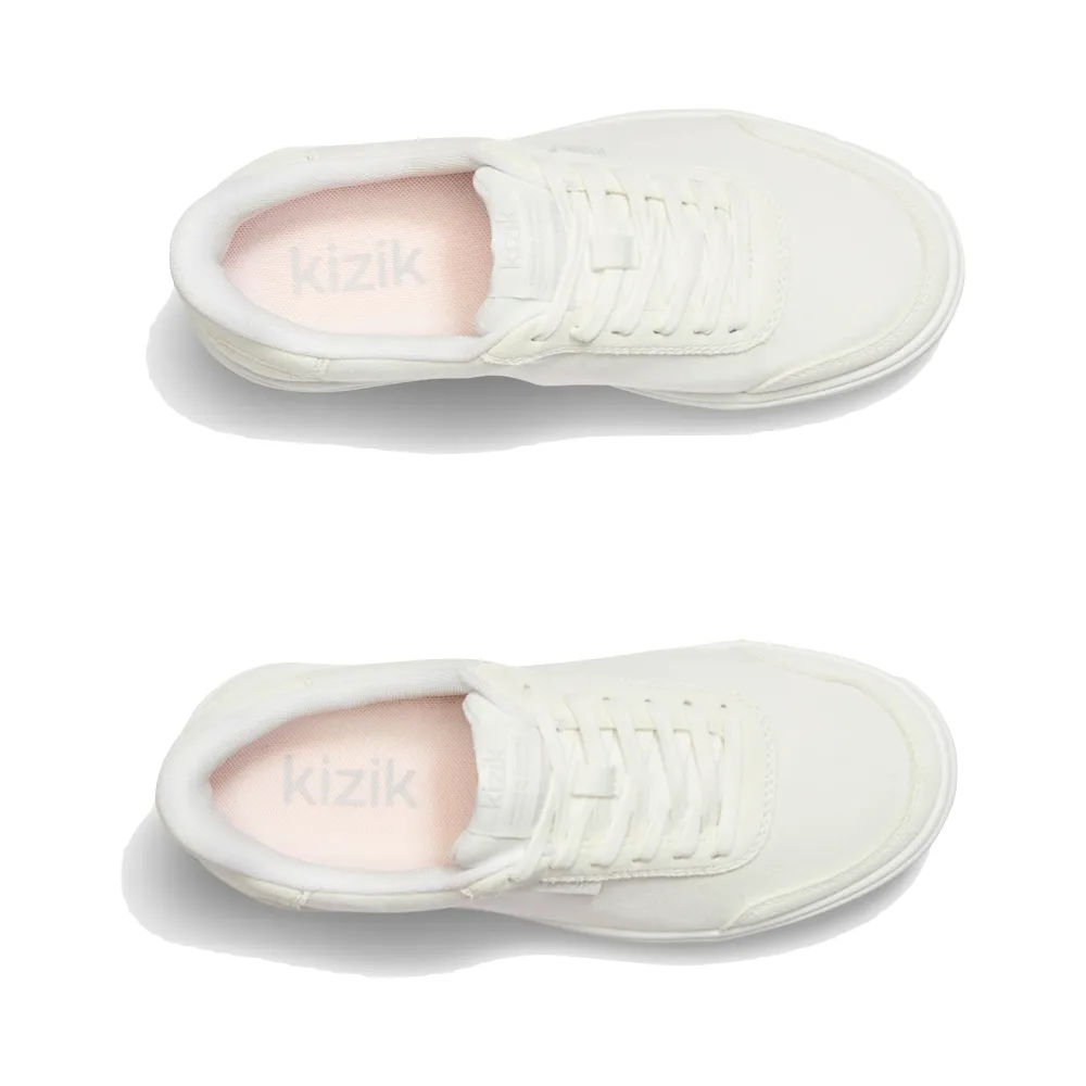 Kizik Women's Prague 2 Slip On Sneaker in Bright White