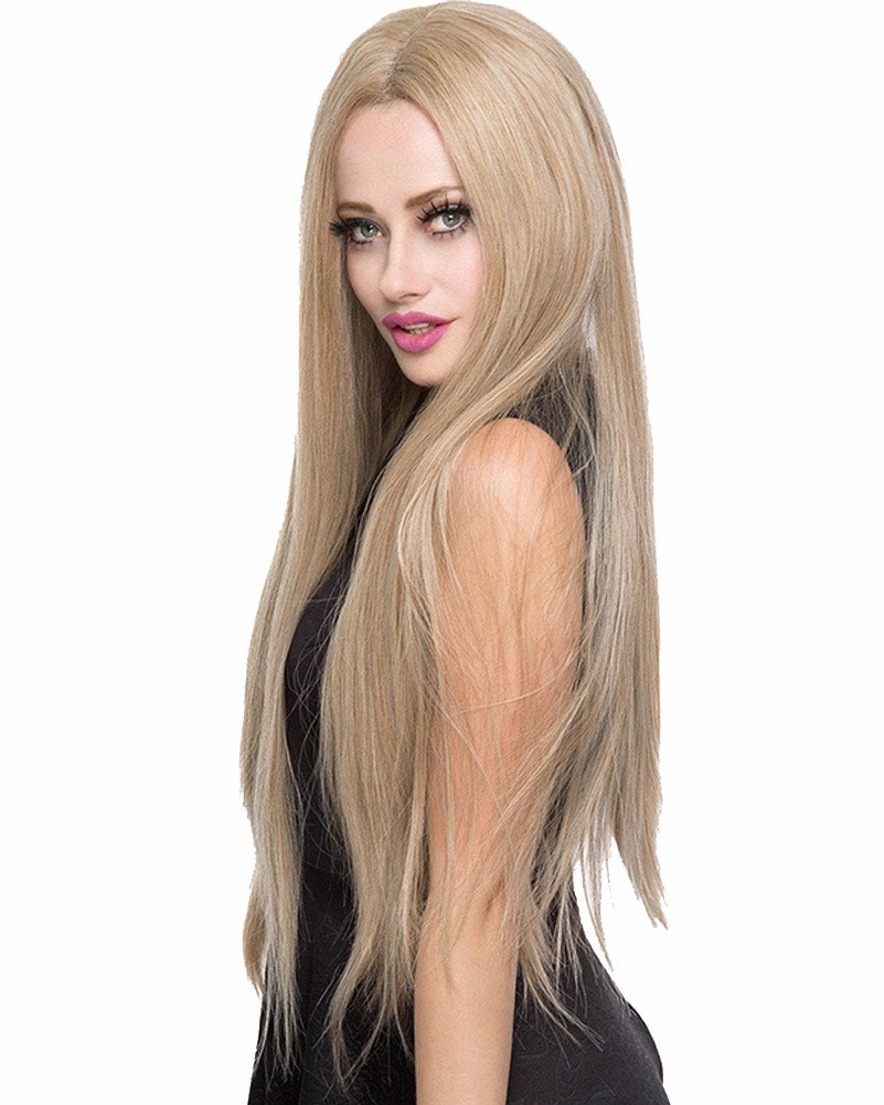 Lace Front Yaki Premium Long Blonde Wig