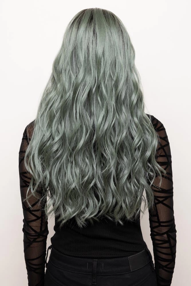 Lavish Wavez <br>Synthetic Lace Front with Lace Part Wig