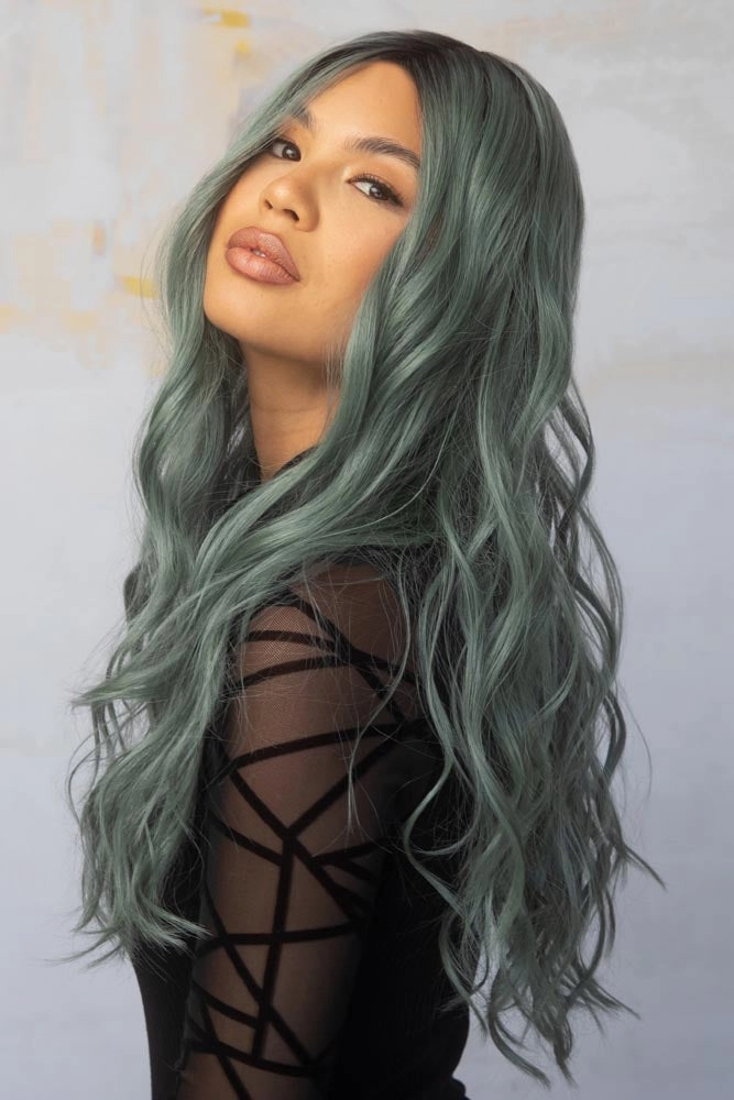 Lavish Wavez <br>Synthetic Lace Front with Lace Part Wig