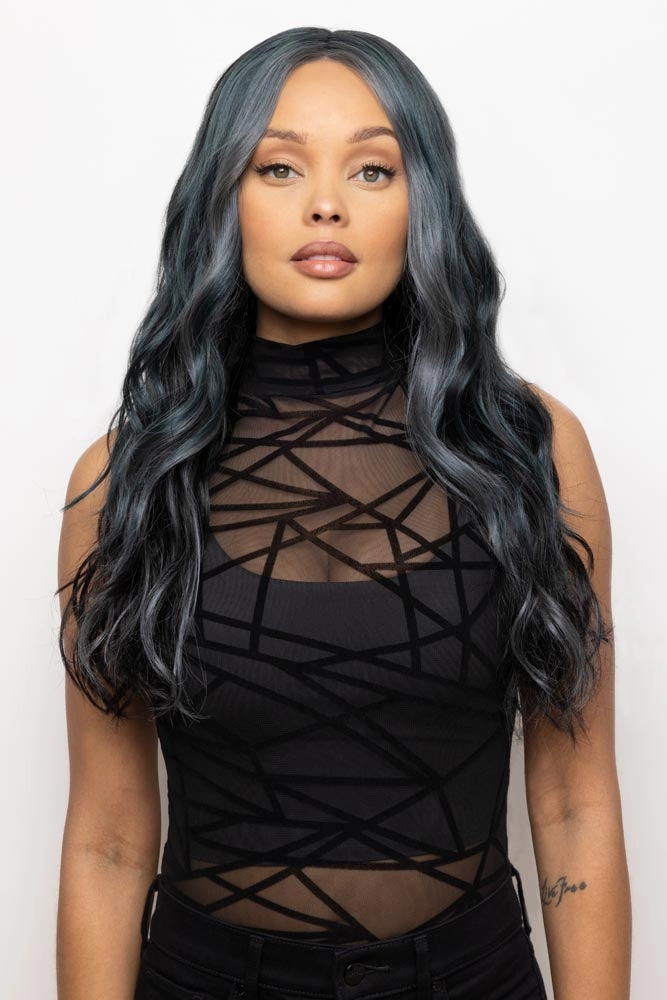 Lavish Wavez <br>Synthetic Lace Front with Lace Part Wig