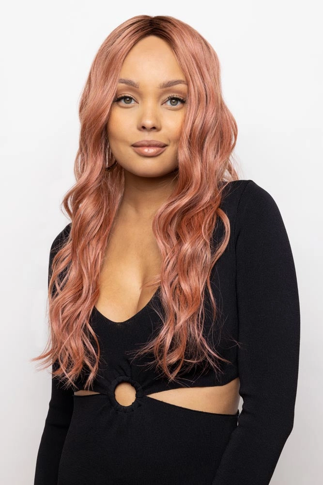 Lavish Wavez <br>Synthetic Lace Front with Lace Part Wig