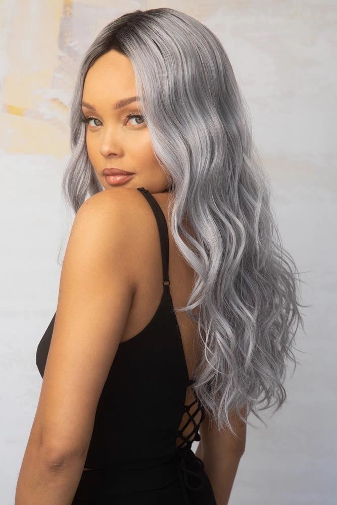 Lavish Wavez <br>Synthetic Lace Front with Lace Part Wig
