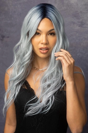 Lavish Wavez <br>Synthetic Lace Front with Lace Part Wig
