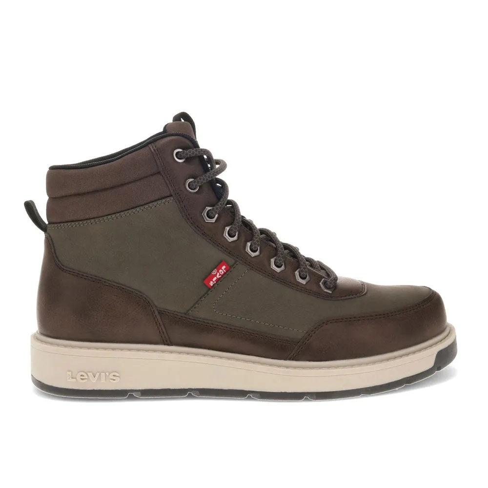 Levi's Mens Venture Synthetic Leather and Suede Rugged Casual Sneaker Boot