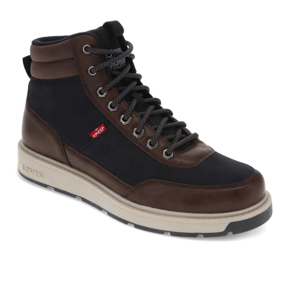 Levi's Mens Venture Synthetic Leather and Suede Rugged Casual Sneaker Boot