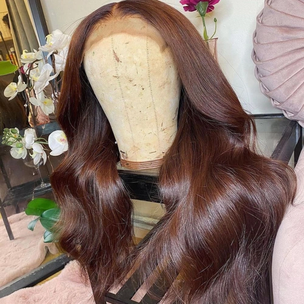 Lexie | Brown 13X6 Precolored Human Hair Lace Front Wig