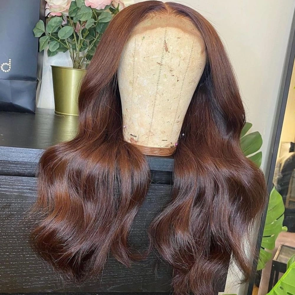 Lexie | Brown 13X6 Precolored Human Hair Lace Front Wig