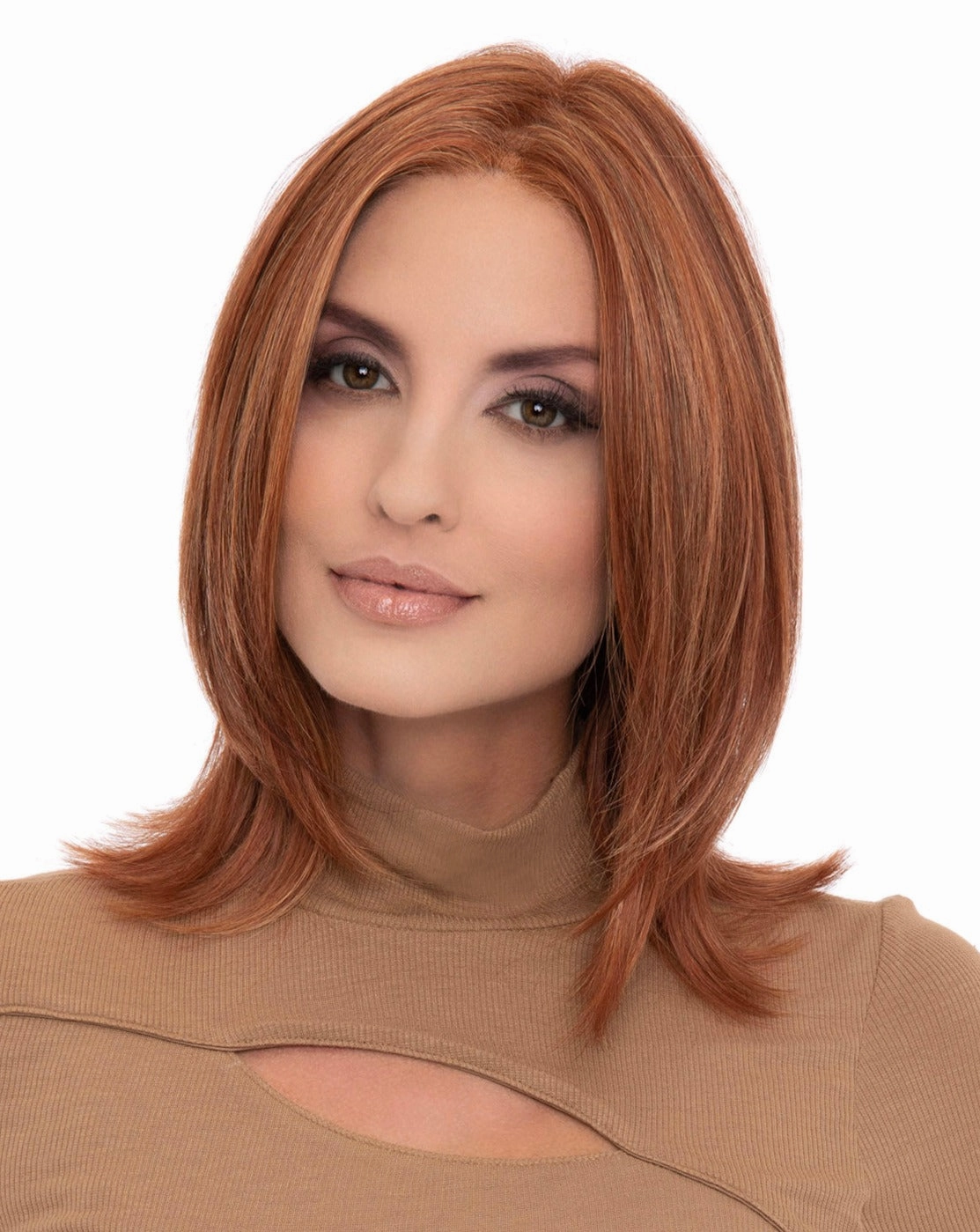 Lisa Wig by Envy | Human Hair/Heat Friendly Synthetic Blend Hair | Average Cap