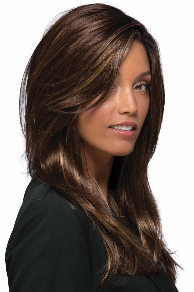 Locklan <br>Synthetic Mono Top with Lace Front Wig