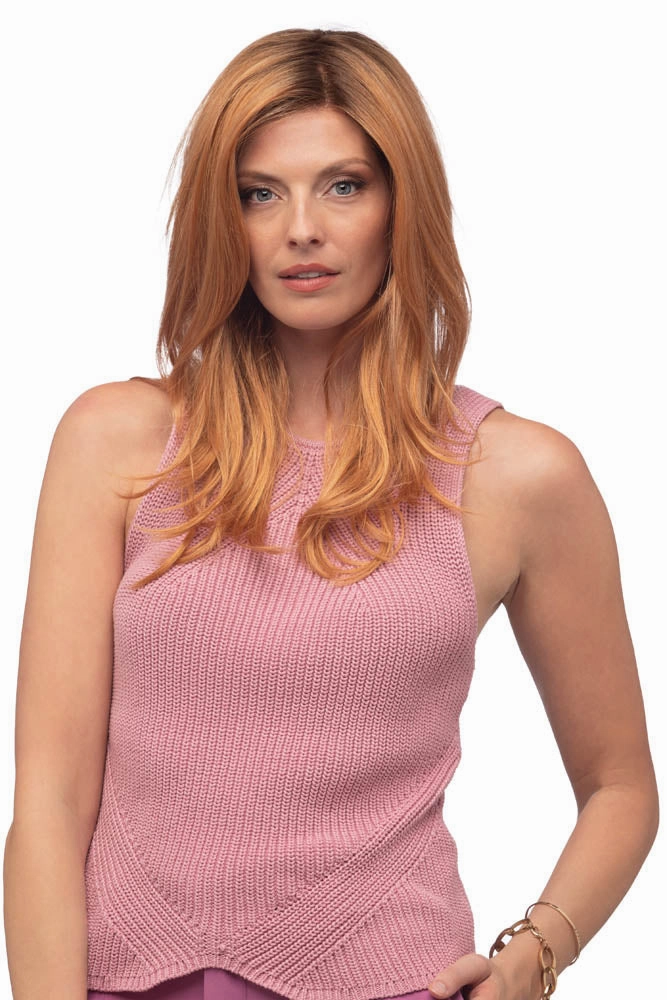 Locklan <br>Synthetic Mono Top with Lace Front Wig