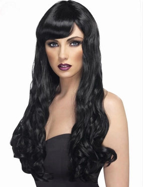Long Black Desire Wig