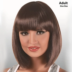 Long Brown Bob Wig