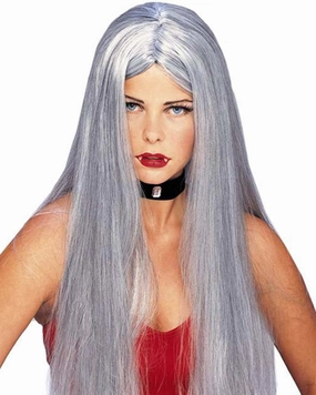 Long Grey Wig