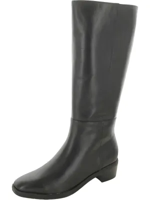 LORETTA Womens Leather Casual Knee-High Boots