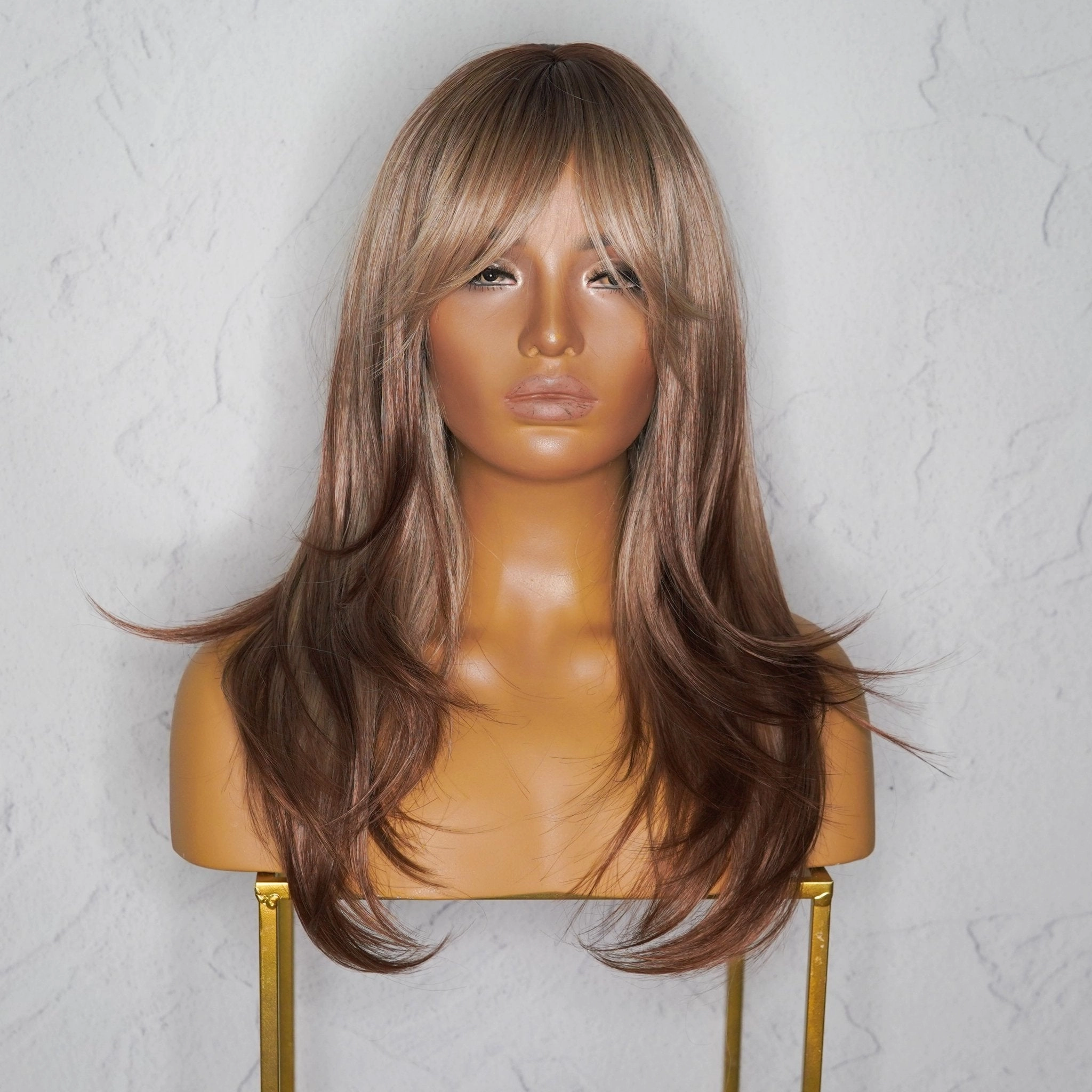 MATILDA Ombre Brown Fringe Wig