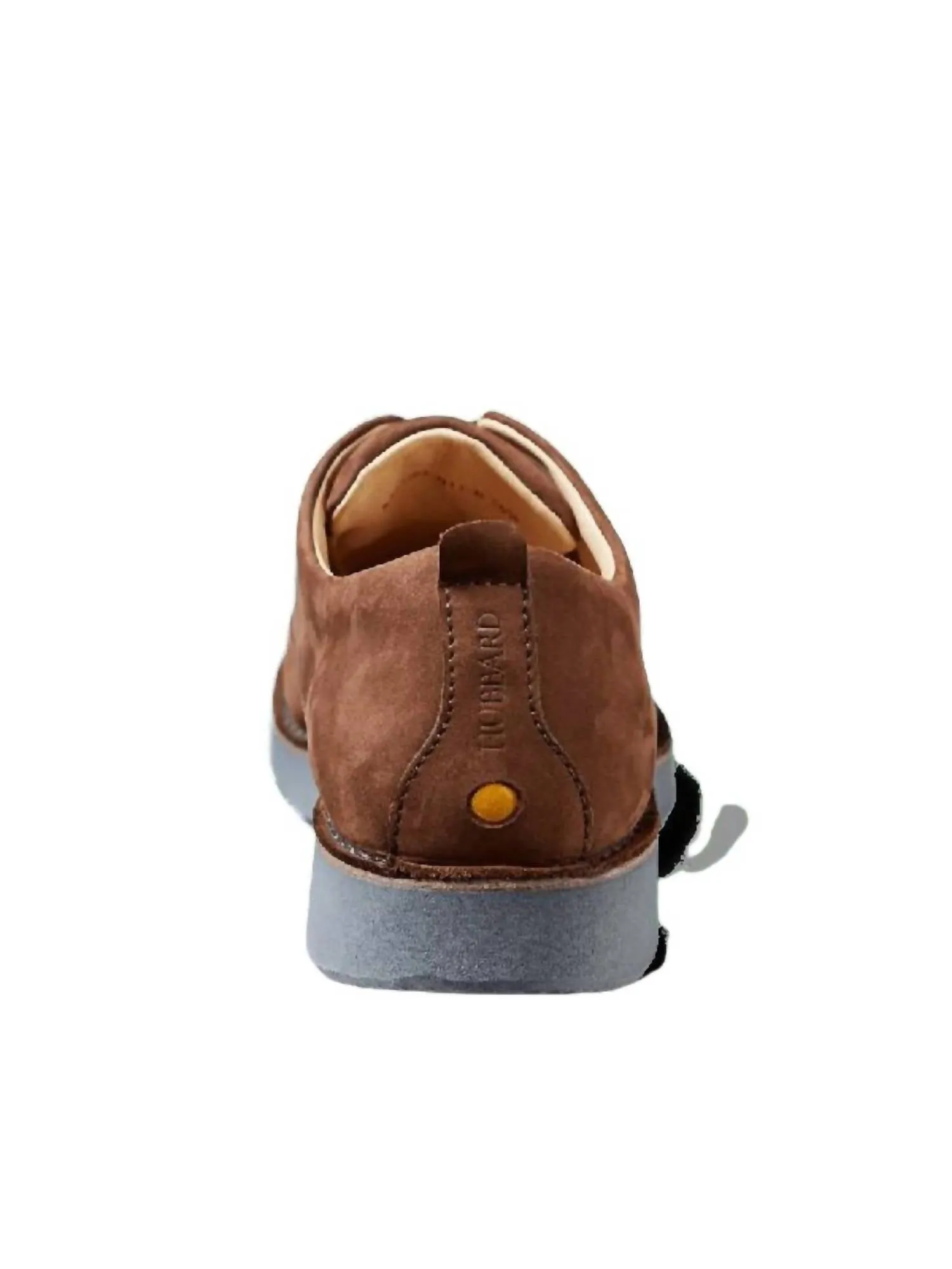 Men's Free Leather Shoes In Brown Lace-Up