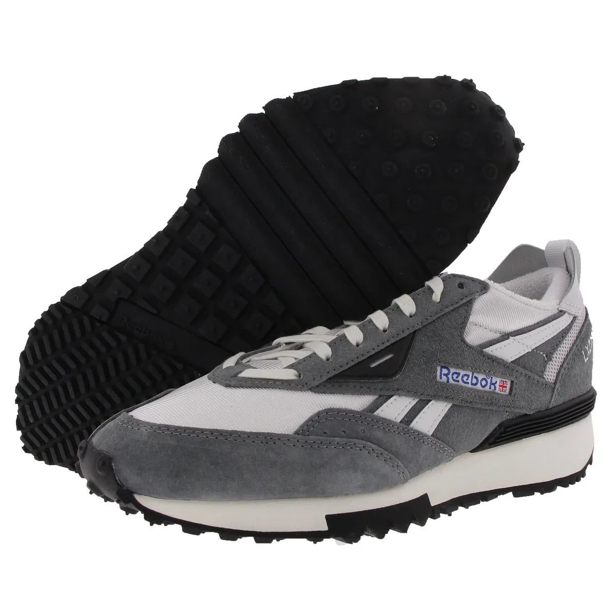 Mens Lace-Up Suede Running & Training Shoes