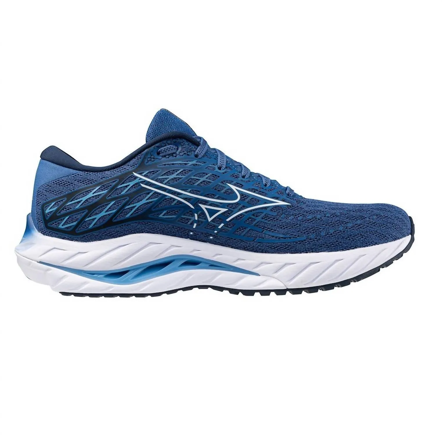 Men's Wave Inspire 20 Running Shoes In Federal Blue/white