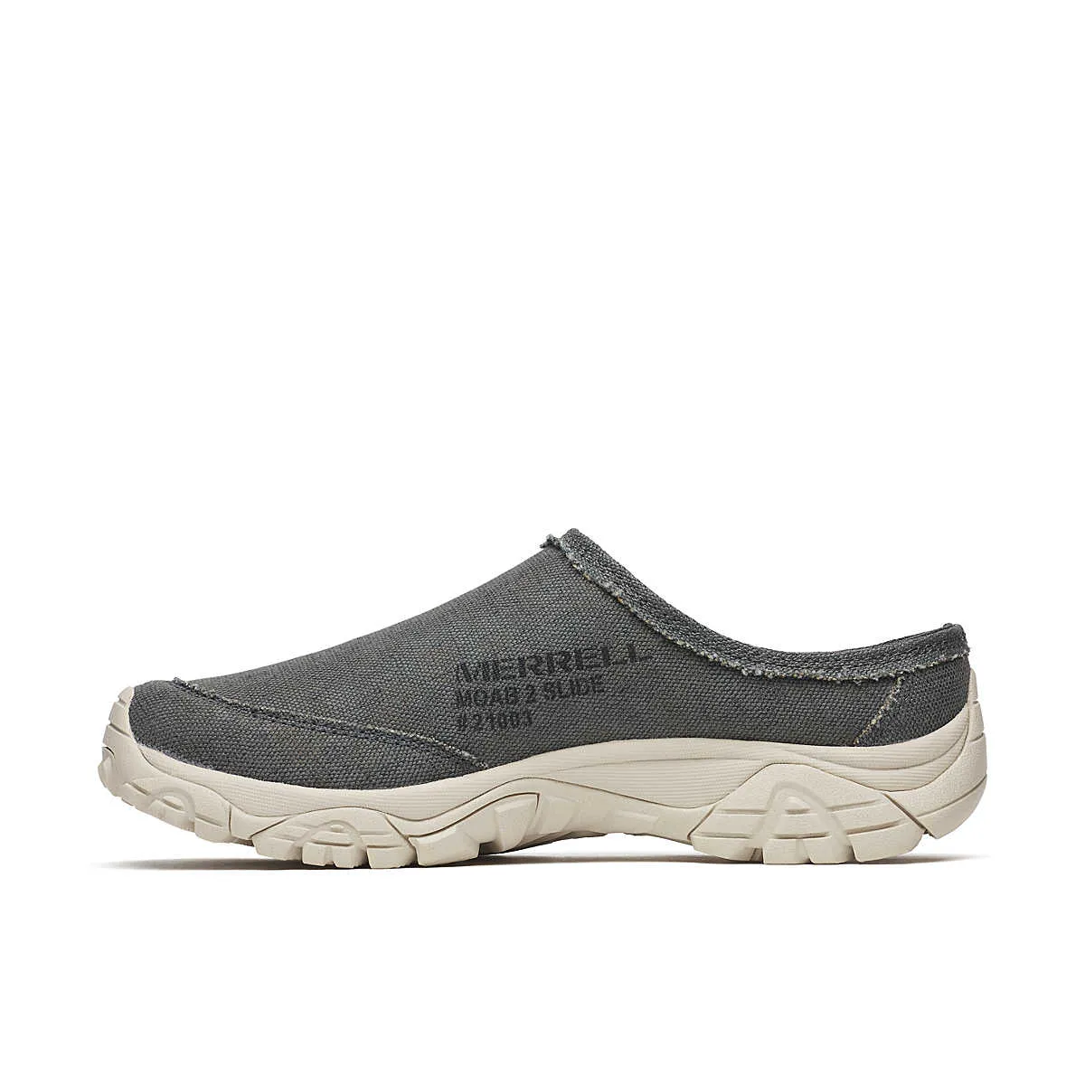 Merrell Men's Moab 2 Slide Canvas 1TRL Clog in Alloy