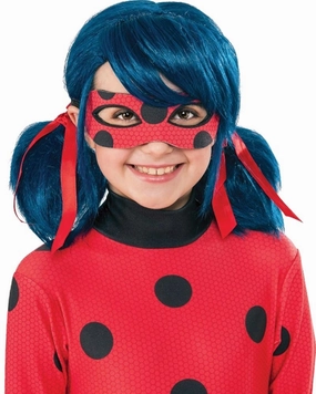 Miraculous Ladybug Blue Kids Wig
